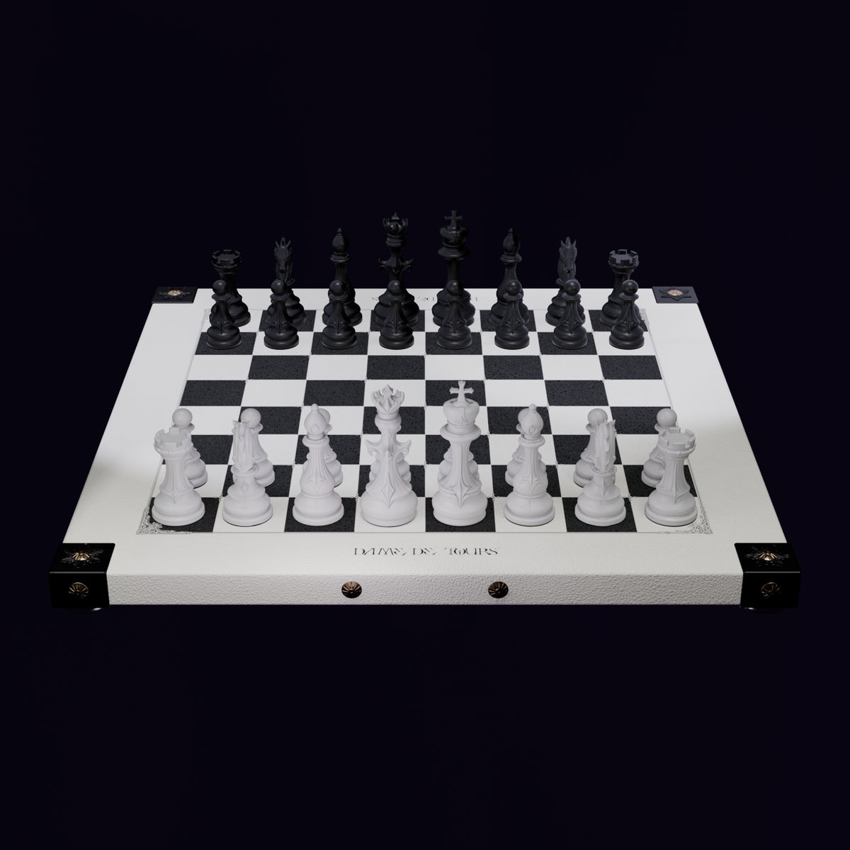 Jeu d'Échecs - Ancolie - Blanc