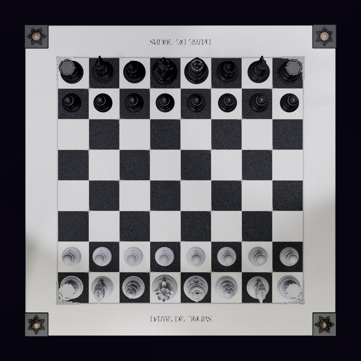Jeu d'Échecs - Ancolie - Blanc