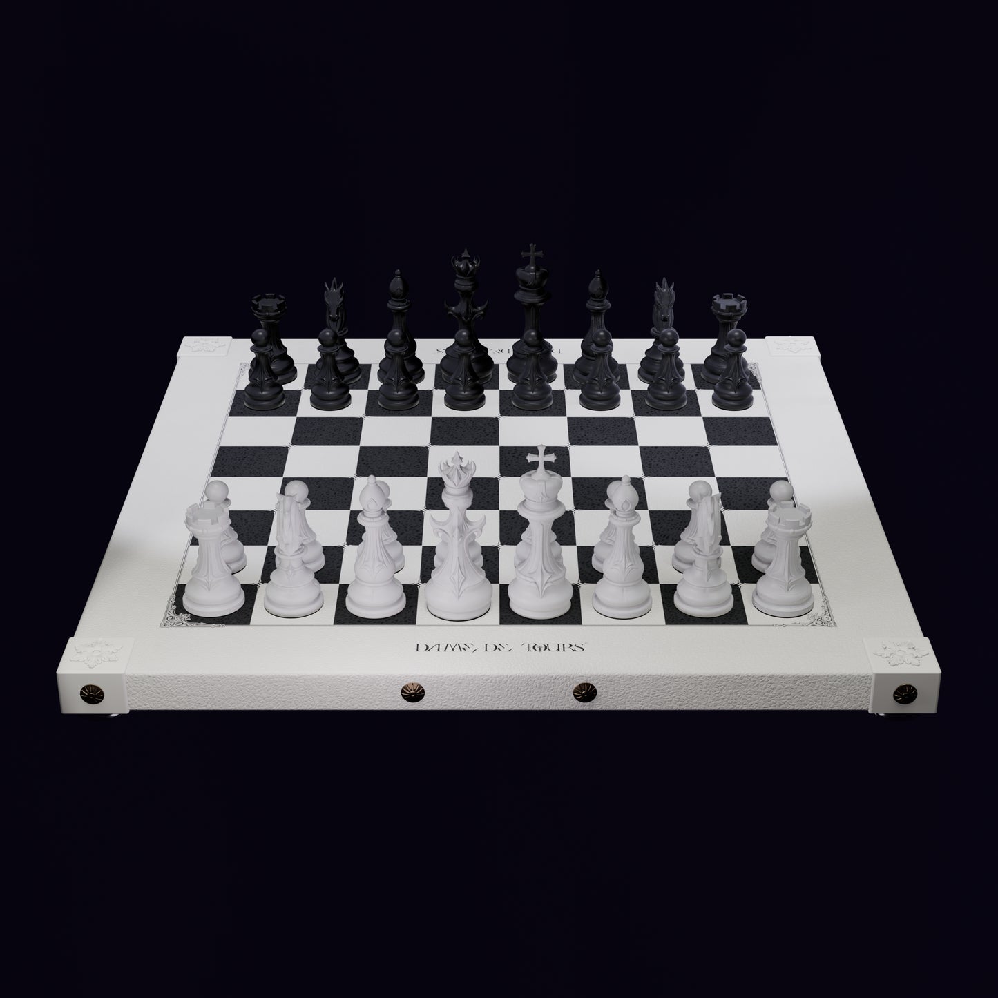 Jeu d'Échecs - Ancolie - Blanc