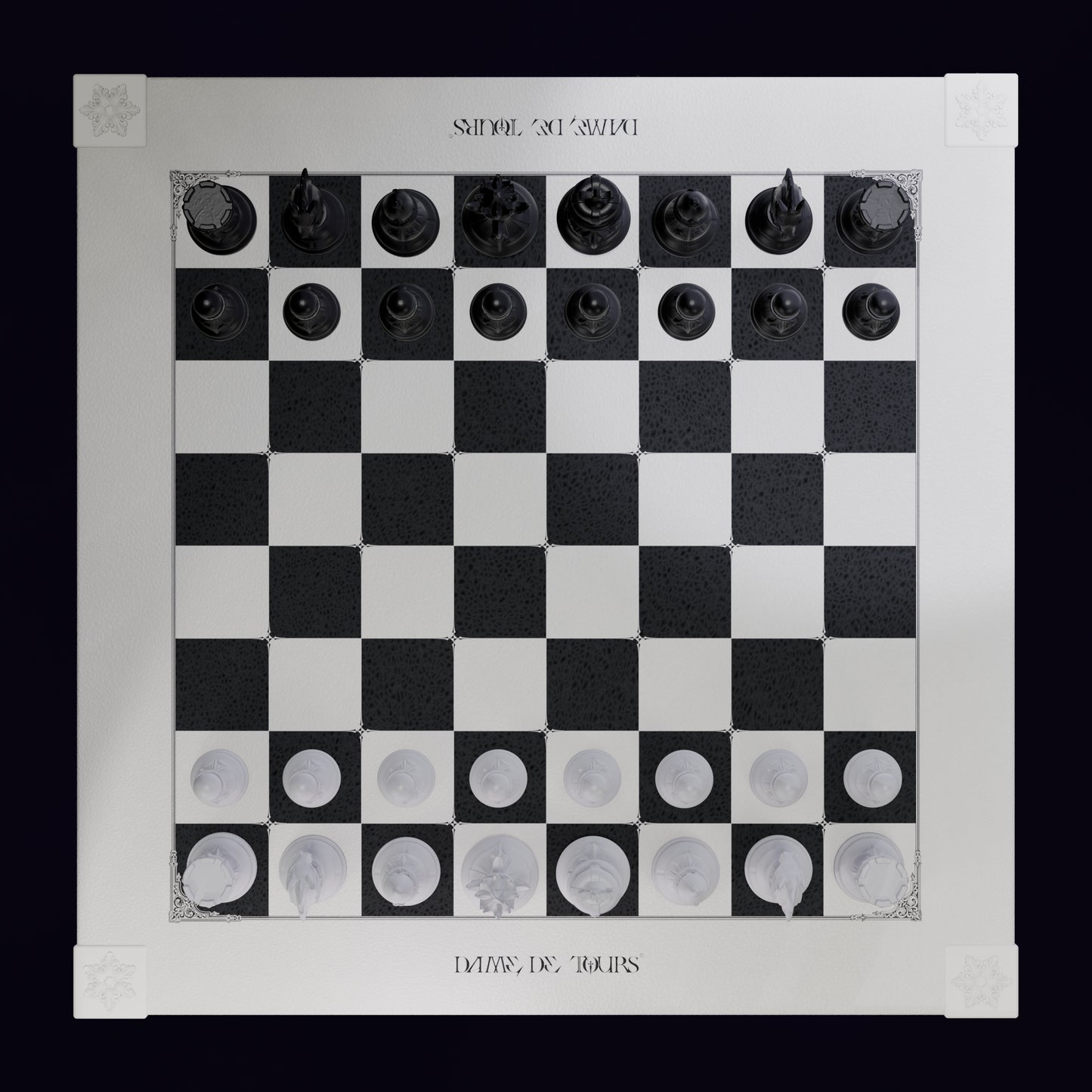 Jeu d'Échecs - Ancolie - Blanc