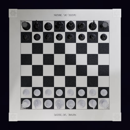 Jeu d'Échecs - Ancolie - Blanc