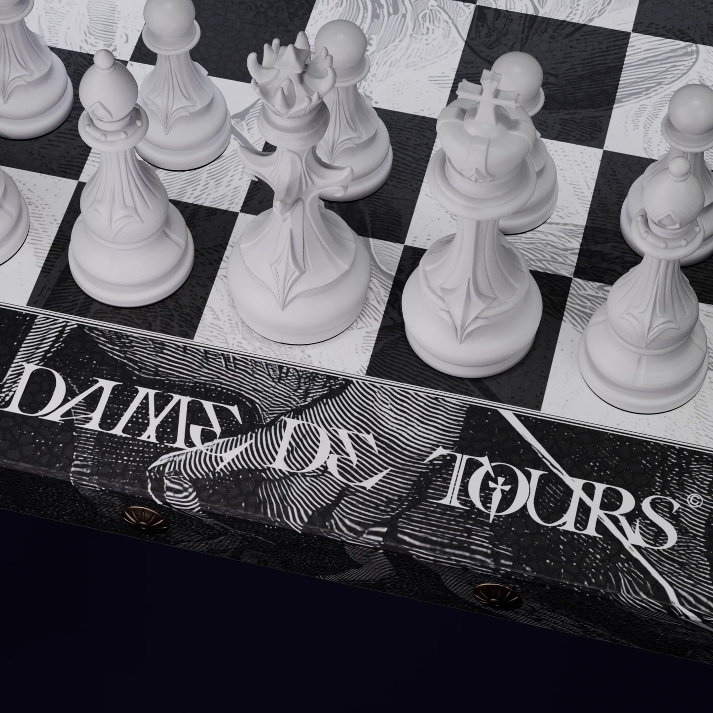 Jeu d'Échecs - Ancolie - "La Chute des Anges"