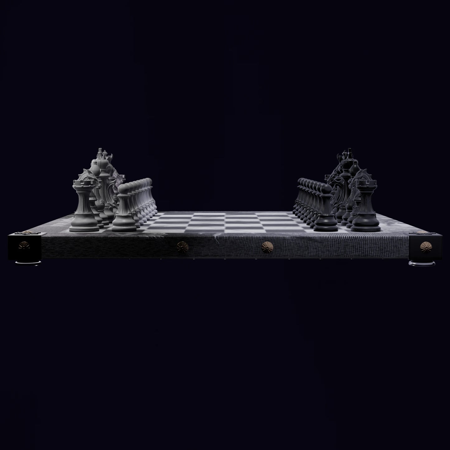 Jeu d'Échecs - Ancolie - "La Chute des Anges"