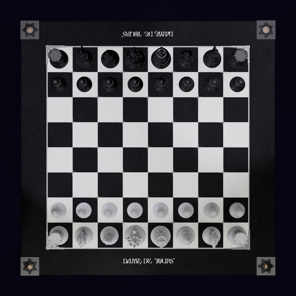 Jeu d'Échecs - Ancolie - Noir
