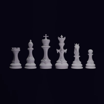 Jeu d'Échecs - Ancolie - Blanc