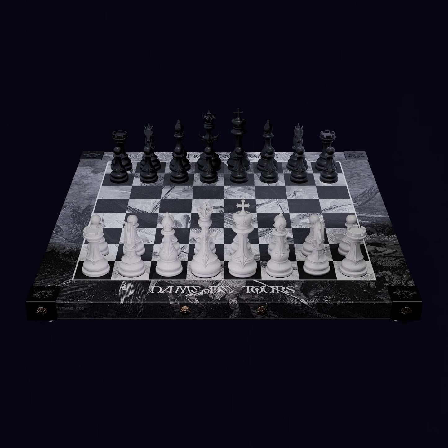Jeu d'Échecs - Ancolie - "La Chute Des Anges"