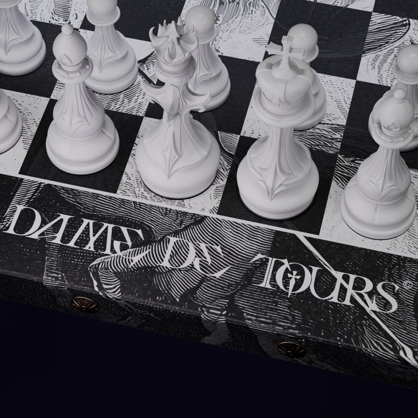 Jeu d'Échecs - Ancolie - "La Chute Des Anges"