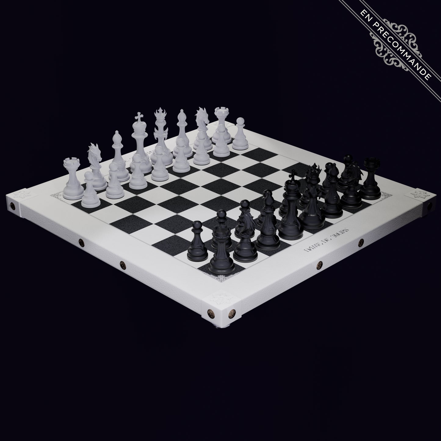 Jeu d'Échecs - Ancolie - Blanc