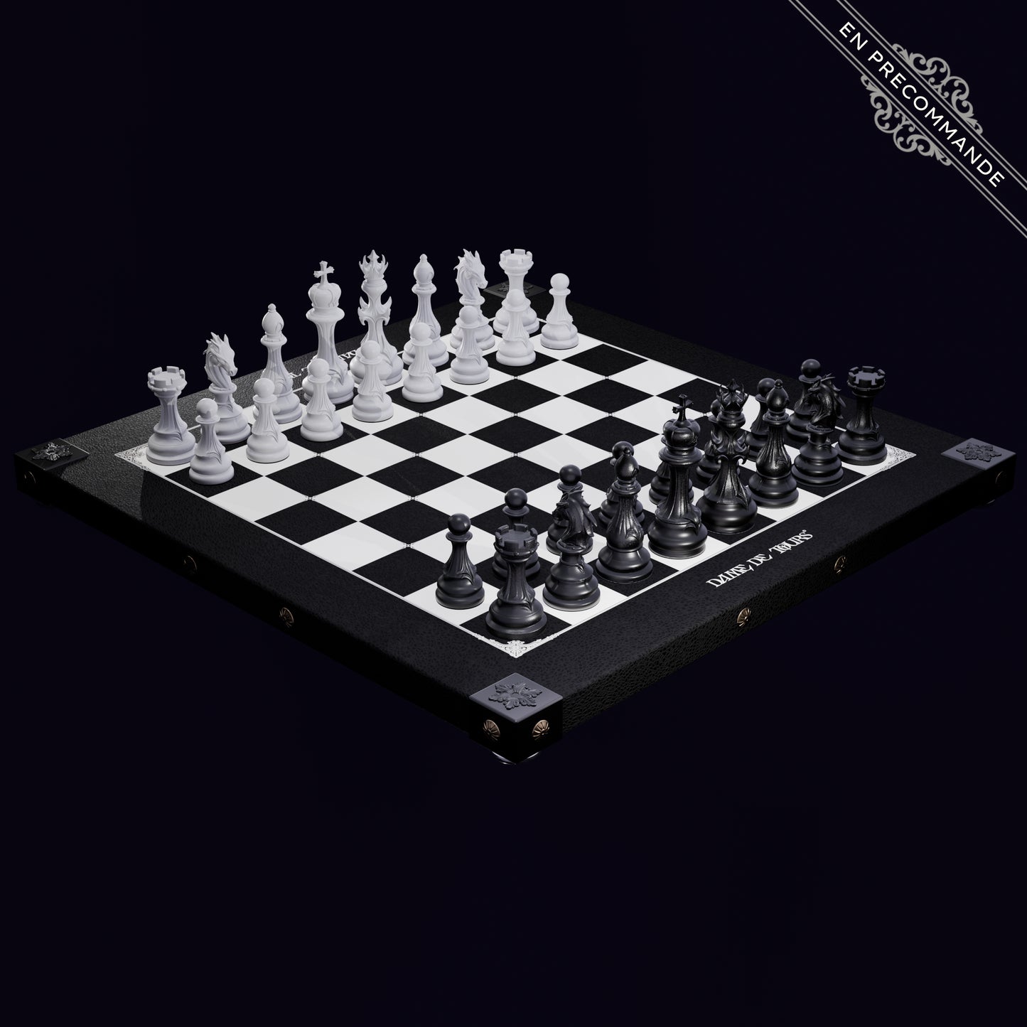Jeu d'Échecs - Ancolie - Noir
